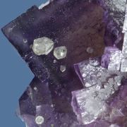 Fluorite with Calcite