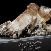 Double Scepter Quartz & Schorl
