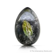 Titanite (Sphene) in Quartz cabochon (211.24 ct)
