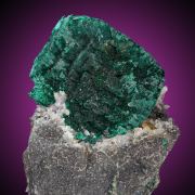 Malachite  pseudomorph after Azurite