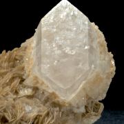Topaz on Clevelandite and Muscovite
