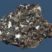 Sphalerite with Quartz, Chalcopyrite and Gypsum