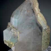 Ajoite in Quartz - modern classic