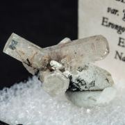 Beryl (variety goshenite) and Schorl