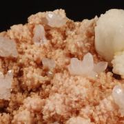 Rhodochrosite with Quartz & Calcite