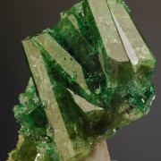 Vesuvianite (rare color, classic, closed location)