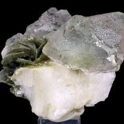 Fluorite, muscovite, feldspar