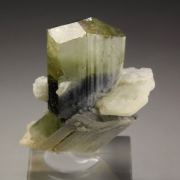 gem TOURMALINE var. ELBAITE, ALBITE
