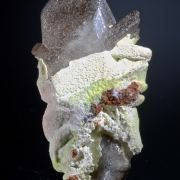 Hydroxylpyromorphite on Cerussite