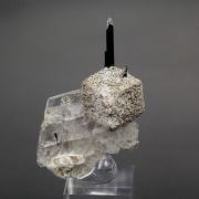 CATAPLEIITE pseudomorph, AEGIRINE