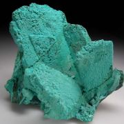 Rosasite after Malachite after Azurite (R)