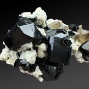 Tourmaline schorl, quartz var. smoky