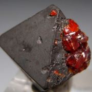 Sphalerite on Alabandite