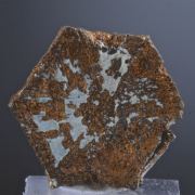 Copper pseudomorph after Aragonite