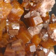 Wulfenite with Calcite, Quartz etc