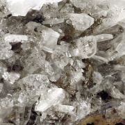 Calcite, hemimorphite