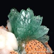 Fluorapophyllite-(K) with Stilbite
