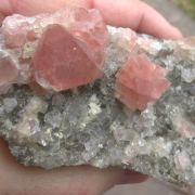Fluorite on Quartz