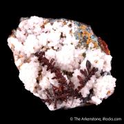Native Copper on Calcite