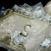 Quartz with Muscovite inclusions, Fluorite, Dolomite