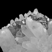 Bournonite and Quartz (rare locale)