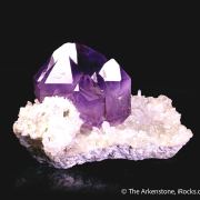 Quartz var. Amethyst on Quartz