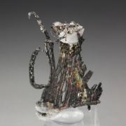 spinel-twinned SILVER, CALCITE