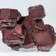 Calcite with iron oxides