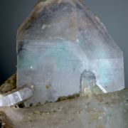 Ajoite in Quartz - modern classic