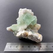Fluorite on Quartz - Oatman, Arizona, USA