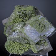 Duftite on Calcite