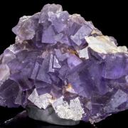 Large Purple Fluorite with Barite