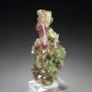 gem bi-terminated VESUVIANITE bi-color