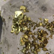 twinned DOLOMITE, CHALCOPYRITE