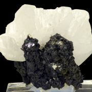 Cerussite SNOWFLAKE on galena TSUMEB
