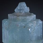 Beryl V. Aquamarine- unusual stepped termination