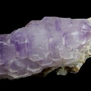 Quartz (var. Amethyst) on smoky Quartz