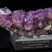 Fluorite & Sphalerite from Denton Mine