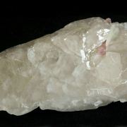 Elbaite with Spodumene on Quartz