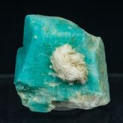 Microcline (variety amazonite), Albite