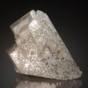 Barite with Calcite and Chalcopyrite