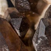 Smokey Quartz on Feldspar