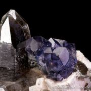 Smoky Quartz with Fluorite & Feldspar