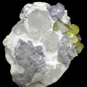 Sphalerite, quartz, talc, lollingite