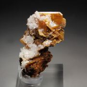 WULFENITE, CALCITE