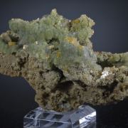Mimetite with Wulfenite and Calcite
