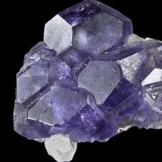 Fluorite With Quartz and Calcite