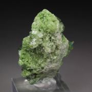 gem GARNET var. GROSSULAR with GREEN CHROMIAN PHANTOMS, DIOPSIDE