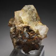 gem MICROCLINE var. HYALOPHANE twinned