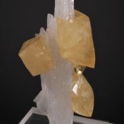 Calcite crystals on Celestite spray